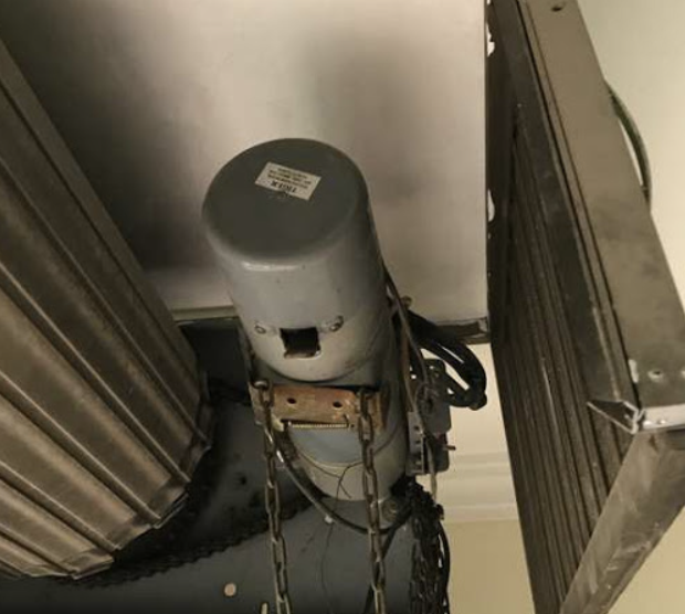 motor cửa cuốn quay yếu