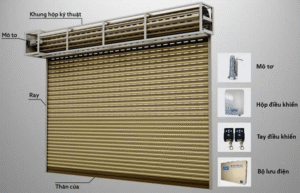 bảo dưỡng hệ thống điện cửa cuốn